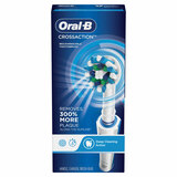 Cross Action Electric Toothbrush, White