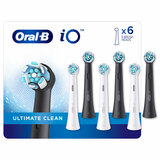 Oral-B iO Ultimate Clean Replacement Brush Heads, 6-Count
