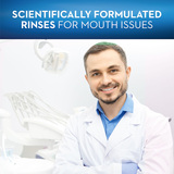 Scientifically formulated rinses for mouth issues