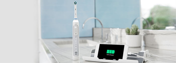 Using a Rechargeable Electric Toothbrush