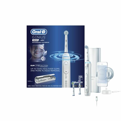 Genius 9600 Rechargeable Electric Toothbrush, White