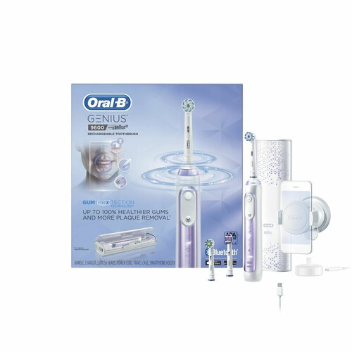 Genius 9600 Rechargeable Electric Toothbrush, Orchid Purple