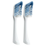 Clic Toothbrush Replacement Brush Heads, White, 2 Count