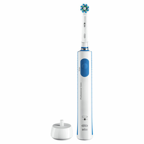 Cross Action Electric Toothbrush, White